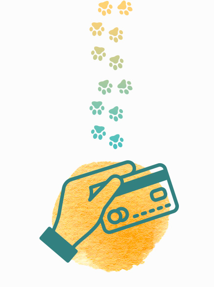 icon showing hand with payment cards